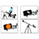 Cassini 800mm x 60mm Erect Image Prism Refractor Telescopes w/ Solar Filter, White, SS-2800SF