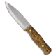 Casstrom Casstrom Lars Falt Bushcraft Fixed Blade Knife Curly Birch 4.5" Satin, Tan, Sleipner, adult, BHQ-190164