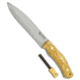 Casstrom Casstrom No. 14 SFK Fixed Blade Knife with Fire Striker Curly Birch 5.5" Satin, Wood, Carbon Steel, adult, BHQ-202655