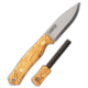 Casstrom Casstrom No.8 Swedish Forest Fixed Blade Knife w/FR Curly Birch 3.25" Satin, Wood, Sandvik 14C28N, adult, BHQ-206426