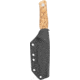 Casstrom Field Dresser Curly Birch Fixed Blade Knife, 7.5in Overall, 3.5in 14C28N Sandvik Stainless Blunt Tip Blade, Curly Birch Handle, 13518