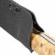 Casstrom No. 10 Birch Flat Grind Forest Knife, 8.63in Overall, 4in Satin 14C28N Sandvik Blade, Curly Birch Handle, Flat Grind Blade, Black Kydex Sheath, 14118