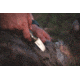 Casstrom Safari Birch Mini Hunter Knife, 6.25in Overall, 2.5in Satin 14C28N Sandvik SS Blade, Curly Birch Handle, Black Kydex Sheath, 11618