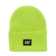 Caterpillar Label Cuff Beanie, One Size, Hi-Vis Yellow, 1090026-12130-OS