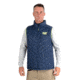 CAT Lightweight Insulated Vest - Mens, Detroit Blue-Hi Vis Yellow, XL, 1320055-12895-XL