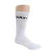 Caterpillar Everyday Crew Work Sock 6-pack, White, 9-13, 1119507-049
