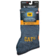 Caterpillar Flame Resistant Work Sock, Dark Heather Grey, Large 1110001-004-L