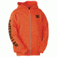 Caterpillar Full Zip Hooded Sweatshirt, Adobe Orange, Medium W10840-10102-M