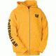 Caterpillar Full Zip Hooded Sweatshirt, Yellow, 2XL W10840-555-2XL