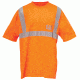Caterpillar Hi-Vis T-Shirt, Hi-Vis Orange, 2XL Tall 1510232-607-2XLT