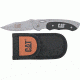 Caterpillar Tech Lock Folding Knife,Stainless Blade, Black Aluminum Handle CAT55