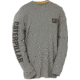 Caterpillar Trademark Banner Long Sleeve T-Shirt, Dark Heather Grey, Small 1510034-004-S