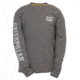 Caterpillar Trademark Banner Long Sleeve T-Shirt, Dark Shadow, Medium 1510034-88F-M