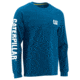 Caterpillar Trademark Banner Long Sleeve Tee - Mens, Memphis Blue, Small, 1510034-10960-S