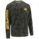 Caterpillar Trademark Banner Long Sleeve Tee - Mens, Night Camo, Large, 1510034-11790-L