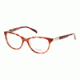 Catherine Deneuve CD0412 Eyeglass Frames - Red Havana Frame Color