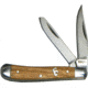 Cattleman'S Cutlery Sagebrush Peanut Zebrawood Folding Knife,Stainless Steel,Standard Edge,Clip and Spey,Brown,Zebrawood Handle CC0006ZW