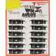 CattlemanS Cutlery Angus 12- Piece Knives Display Board CC0002BDT