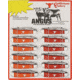 CattlemanS Cutlery Angus 12- Piece Knives Display Board CC0002ORT