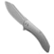 Cavol Knives Bucarto Folding Knife, 3.25in, Bohler M390 Stainless Steel, Drop Point Blade, Titanium, Gray Handle, Gray/Gray, 7.25 inch, BHQ-199059