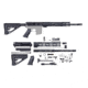 CBC Industries Unassembled AR-15 Rifle Kit, 16 in, 0.223 Wylde, 12in Hanguard, Bear Claw, Black, U-205-342