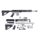 CBC Industries Unassembled AR-15 Rifle Kit, 16 in, 0.223 Wylde, 12in Hanguard, Straight Flute, Black, U-205-200