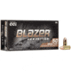 CCI Ammunition Blazer 9mm Luger 115 Grain Full Metal Jacket Brass Case Pistol Ammo, 50 Rounds, 5200