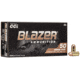 CCI Ammunition Blazer, .380 ACP, 95 Grain, FMJ, Brass Case, Brass Centerfire Pistol Ammo, 50 Rounds, 5202