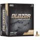 CCI Ammunition Blazer 9mm Luger 115 Grain FMJ Brass Pistol Ammo, 200 Rounds, 51992BB