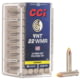 CCI Ammunition VNT .22 Winchester Magnum Rimfire 30 Grain VNT Rimfire Ammo, 50 Rounds, 969CC