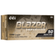 CCI Pistol Ammo Blazer Brass 9Mm 124 Jhp 50/10, 5246, 187444
