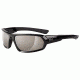 Cebe STeem Sunglass Black Frame, Brown Mirror AR Lens CBSTEEM4