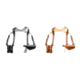 Cebeci Arms Browning Leather Horizontal Shoulder Holster LHS 21020, Black, Tan
