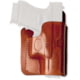 Cebeci Arms Leather Back Pocket Holsters, S&amp;W J Frame / Taurus 85856 , Right, Tan, 20446RT10