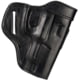Cebeci Arms Leather Belt Reinforced Combat Grip Holsters, H&amp;K 45, Left, Black, 20724LB32