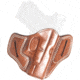 Cebeci Arms Leather Pancake Holster Combat Grip for Ruger SP101, Tan, Right 20825RT46
