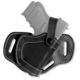 Cebeci Arms Leather Tri-Slot Holsters Universal, Universal, including S&amp;W J Frame, Right, Black, 20650RB01