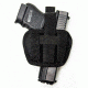 Cebeci Arms Nylon Slide Holster w/o clip for Small Size, Black, Ambidextrous 10062SB01