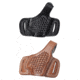 Cebeci Arms Springfield Leather Half Pancake Holster Basketweave 20955, Black, Tan
