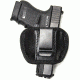 Cebeci Arms Leather Slide Holster w/clip SRM for Large Size, Black, Ambidextrous 10061BB01
