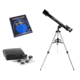 Celestron 60mm PowerSeeker Astronomical Telescope, w/ PowerSeeker Accessory Kit and Sky Maps Chart Reference Guide, 21041-KIT1