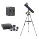 Celestron AstroMaster 76 EQ Reflector Telescope 31035 w/ AstroMaster Accessory Kit 94307 and Motor Drive 93514