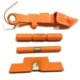 Centennial Defense Systems Extended Control Kit w/Serrated Mag Release for Gen 1-3 Glock 9mm, .40S&amp;W, .357SIG, 2 Pins, Hi-Viz Orange, 40096