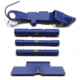 Centennial Defense Systems Extended Control Kit w/Serrated Mag Release for Gen 4 Glock 9mm, .40S&amp;W, .357SIG, 3 Pins, Blue, 40082