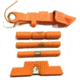 Centennial Defense Systems Extended Control Kit w/Serrated Mag Release for Gen 4 Glock 10mm, .45ACP, 3 Pins, Hi-Viz Orange, 40158