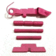Centennial Defense Systems Extended Control Kit w/Serrated Mag Release for Gen 4 Glock 9mm, .40S&amp;W, .357SIG, 3 Pins, Pink, 40110