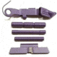 Centennial Defense Systems Extended Control Kit w/Serrated Mag Release for Gen 1-3 Glock 9mm, .40S&amp;W, .357SIG, 3 Pins, Purple, 40113