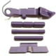 Centennial Defense Systems Extended Control Kit w/Serrated Mag Release for Gen 4 Glock 9mm, .40S&amp;W, .357SIG, 3 Pins, Purple, 40114