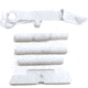 Centennial Defense Systems Extended Control Kit w/Serrated Mag Release for Gen 4 Glock 9mm, .40S&amp;W, .357SIG, 3 Pins, White, 40130