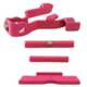Centennial Defense Systems Extended Control Kit w/Mag Release for Gen 5 Glock, Serrated, 2 Pins, Pink, 40354
